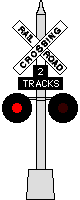 Animated Railroad Crossing