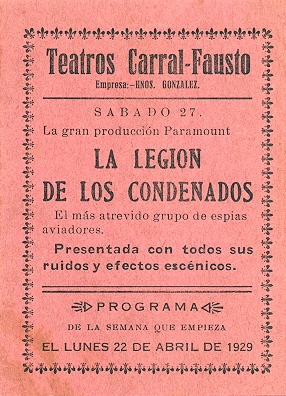 Click for a look at the programs for two weeks in 1929