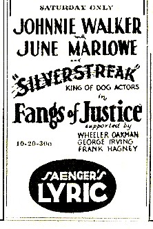 Fangs of Justice movie bill